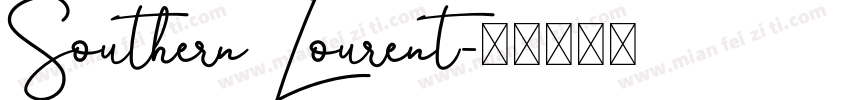 Southern Lourent字体转换